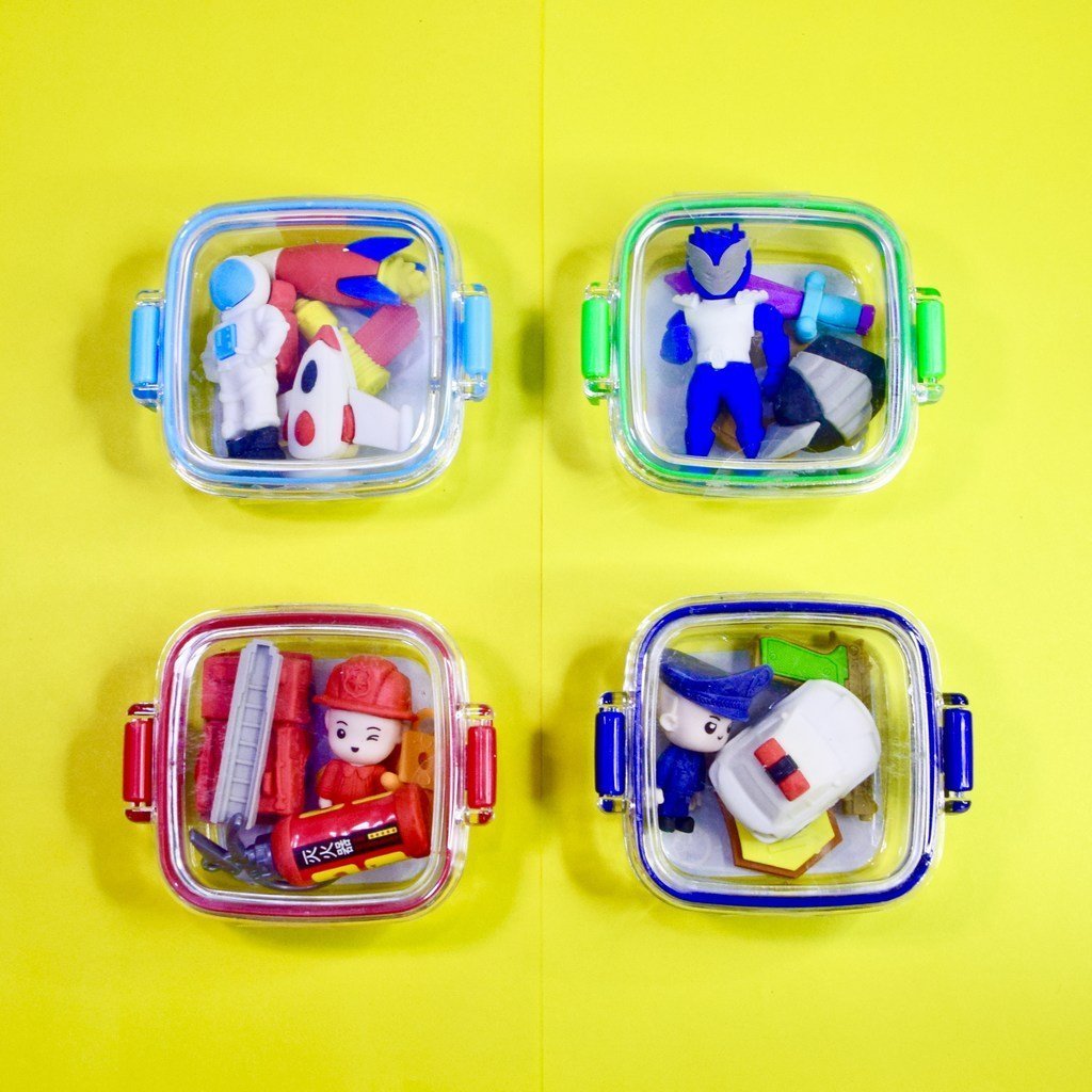 Cute3DCartoonFancyEraserforKids4PcsSet