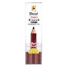 DeerSuperExcelLeadPencilWithEraserPackof12