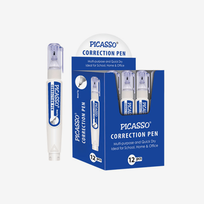 Picasso Correction Pen Whito Pack Of 12