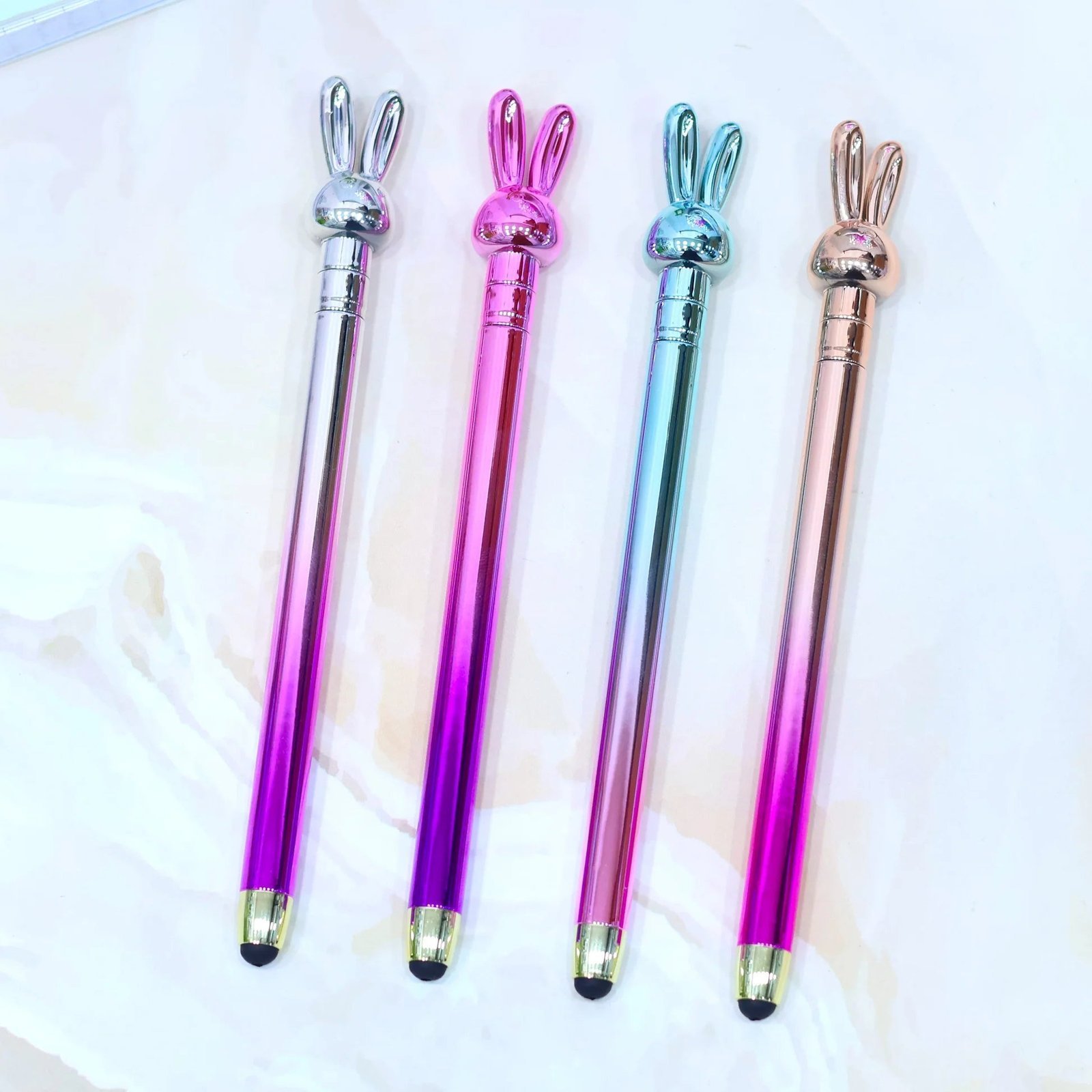 RabbitGlossyTouchscreenStylusandWritingPen2in14