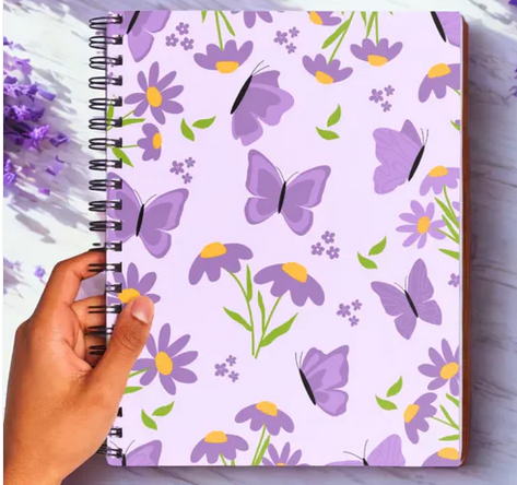 Screenshot 2025 09 29 at 12 08 57 Lavender Butterfly Spiral Journal – PENMATE