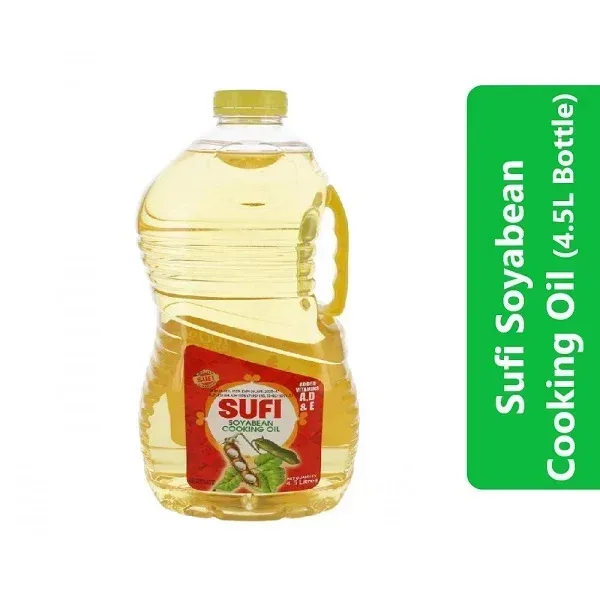 Sufi Soyabean Cooking Oil 4.5L Bottle