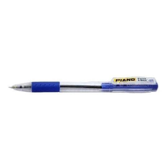 piano ball pen click needle 0 8 blue 10pcsbox the stationers 1_533x