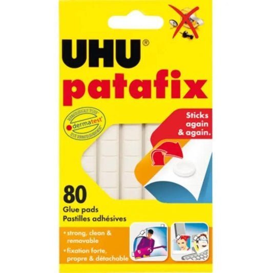 uhu patafix glue pads 80stickpack white and yellow the stationers_533x